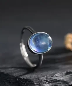 Anillo antiguo con zafiro Zoé