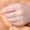 Anillo de oro con amatista June