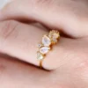 Anillo de piedras naturales Camille