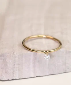 Anillo fino de oro Inès