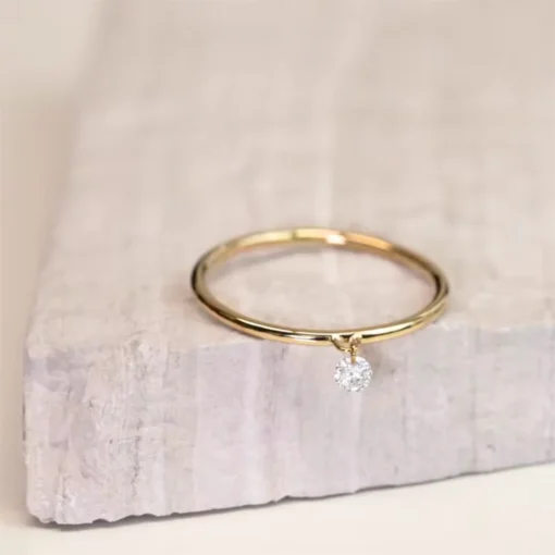 Anillo fino de oro Inès