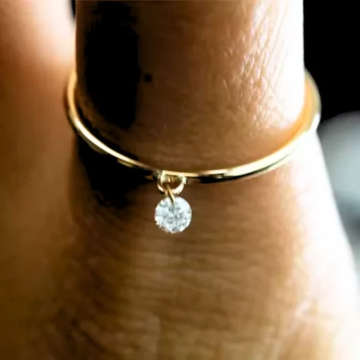 Anillo fino de oro Inès