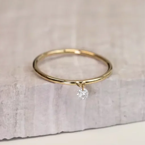 Anillo fino de oro Inès