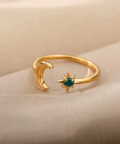 Anillo luna y sol Iliana