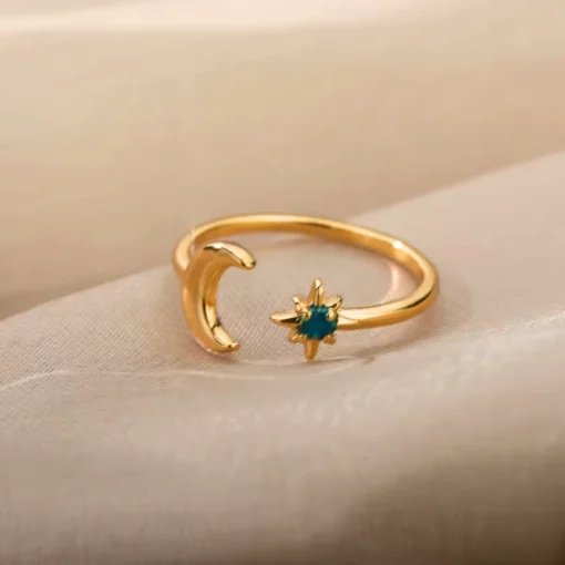 Anillo luna y sol Iliana