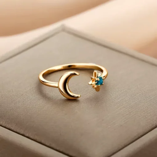 Anillo luna y sol Iliana