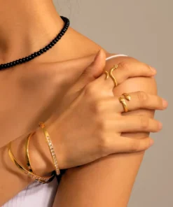 Anillo serpiente Celeste