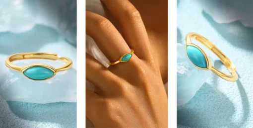 Anillo turquesa mujer Sofia