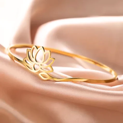 Bracelet lotus femme Soline