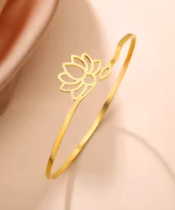 Bracelet lotus femme Soline