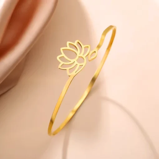 Bracelet lotus femme Soline