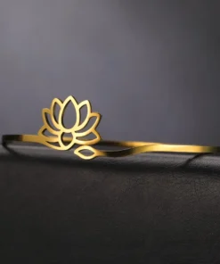 Bracelet lotus femme Soline