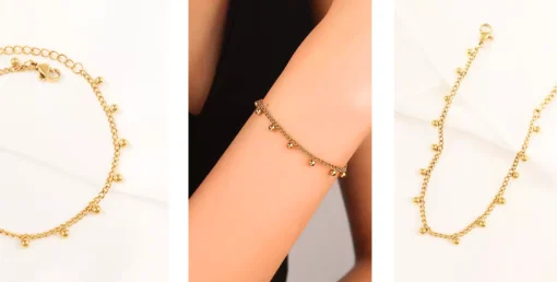 Bracelet or femme Line