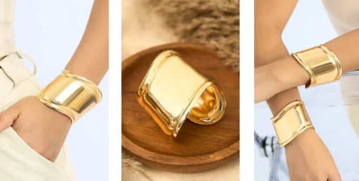 Brazalete ancho mujer Mia