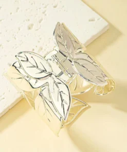 Brazalete tipo esclava plata Séréna