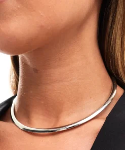 Collar choker de plata para mujer Adèle