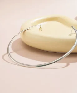 Collar choker de plata para mujer Adèle
