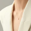 Collar con colgante de perla Justine