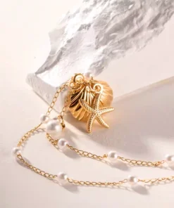 Collar con concha para mujer Marianne