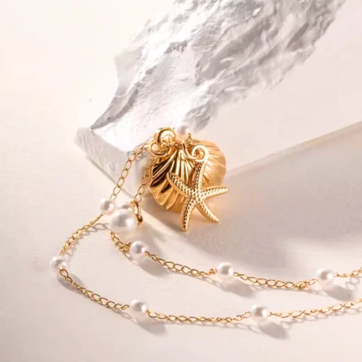 Collar con concha para mujer Marianne