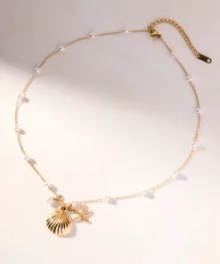 Collar con concha para mujer Marianne