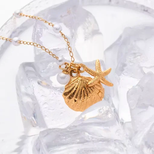 Collar con concha para mujer Marianne