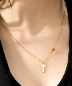 Collar con cruz para mujer Chloé
