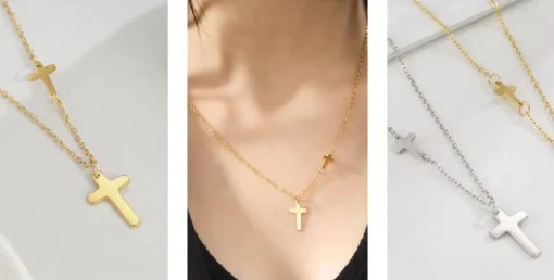 Collar con cruz para mujer Chloé