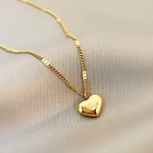 Collar corazón de oro Louise
