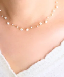 Collar corto de perlas Lily