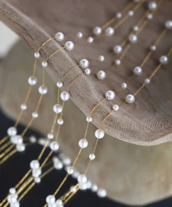 Collar corto de perlas Lily