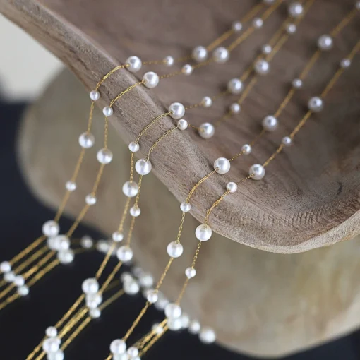 Collar corto de perlas Lily