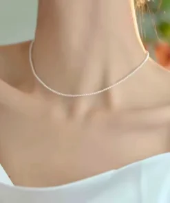 Collar corto de perlas Lily