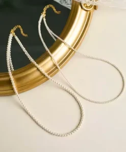 Collar corto de perlas Lily