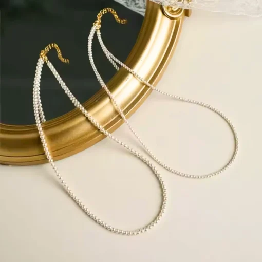 Collar corto de perlas Lily