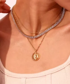 Collar luna y sol Romane