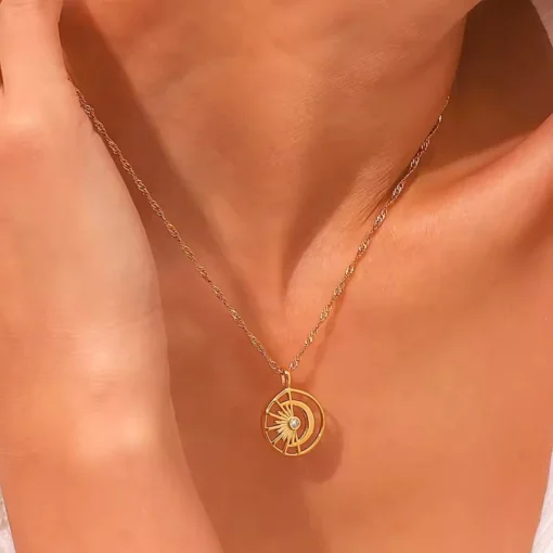 Collar luna y sol Romane
