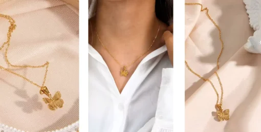 Collar mariposa Océane