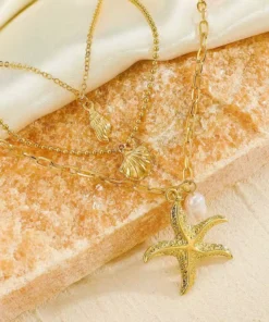 Collier etoile de mer Mila
