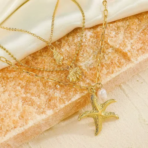 Collier etoile de mer Mila