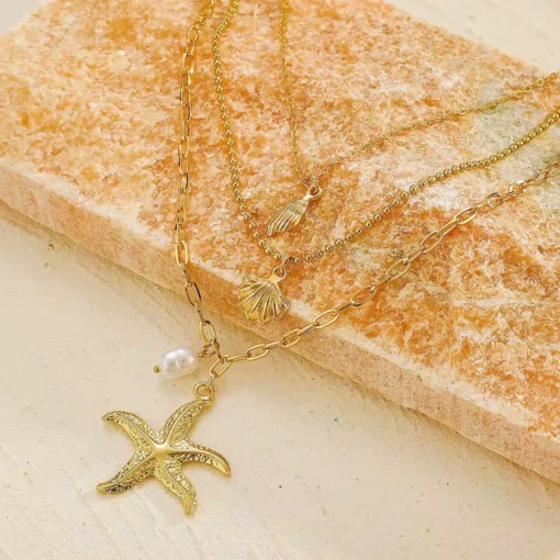 Collier etoile de mer Mila