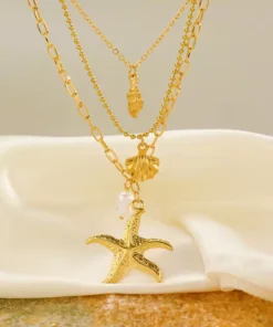 Collier etoile de mer Mila