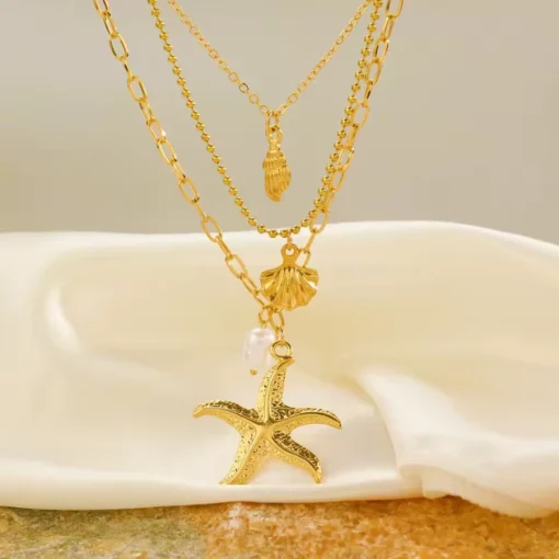 Collier etoile de mer Mila