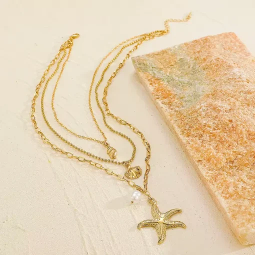Collier etoile de mer Mila