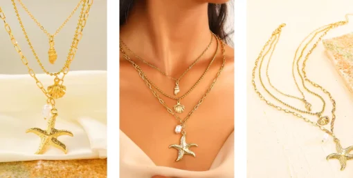 Collier etoile de mer Mila