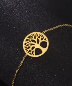 Pulsera árbol de la vida jade