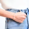 Pulsera con perlas planas Nessa