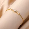 Pulsera de acero inoxidable para mujer Marguerite