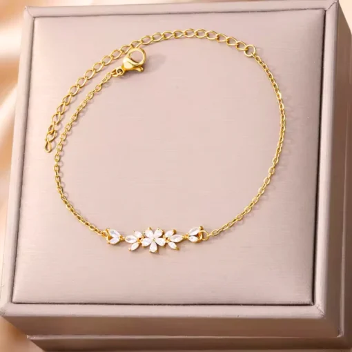 Pulsera de acero inoxidable para mujer Marguerite