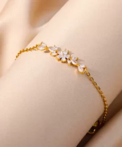 Pulsera de acero inoxidable para mujer Marguerite